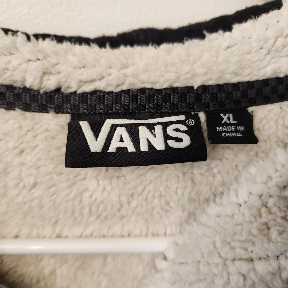 Vans Men's Charcoal Black Zip-Up Hooded Sweater Jacket - Picture 8 of 8